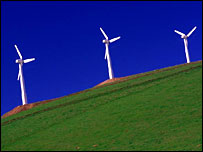 ہوا سے بجلی پیدا ہو رہی ہے