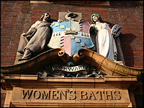 Entrance to the Women's Baths
