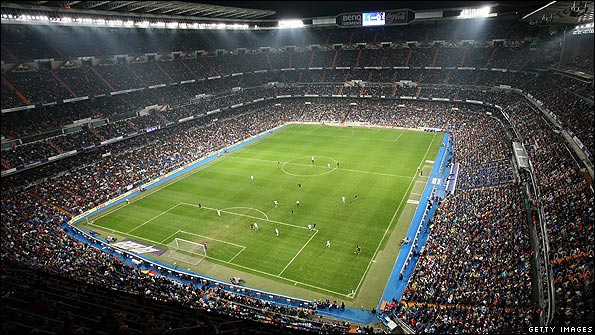 Real Madrid's Bernabeu