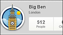 Imagen de la insignia del Big Ben en Gowalla