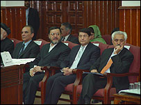 کابينه پيشنهادی حامد کرزی در پارلمان افغانستان