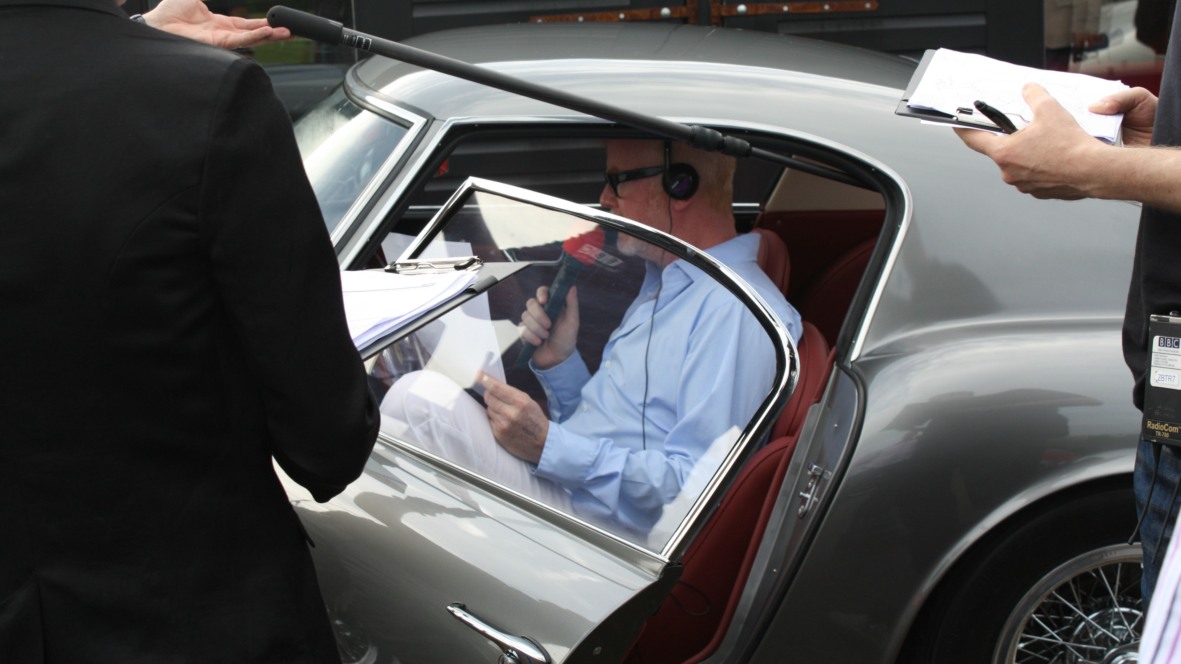 Chris getting the engines started