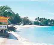 A Barbados beach