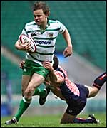 Devon's Paul Scheres makes a run 