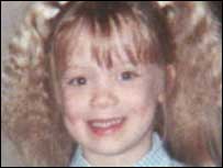 Clare as a little girl