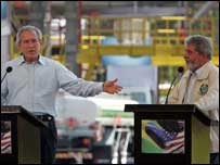 Bush ve Lula da Silva