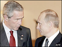 پوتین و بوش