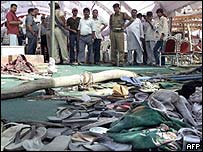 لکھنؤ میں بھگدڑ