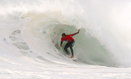 The spin Cycle... 2 boxes of Daz in There, and still on his feet. Pic: Peter Mayne, Quicksilver Pro, France 06