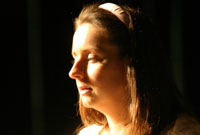 Catrin Rhys fel Ophelia