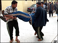 Oběť násilí ve městě Ramadí