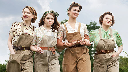 Christine Bottomley, Jo Woodcock, Summer Strallen and Becci Gemmell in Land Girls