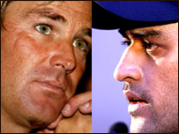 धोनी और वॉर्न