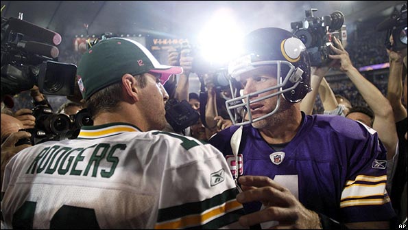 Aaron Rodgers has finally stepped out of Brett Favre's shadow in Green Bay