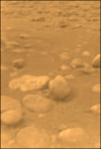 سطح تايتان نگاه هويگنز