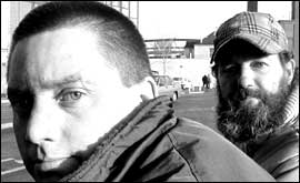 Jonathan Toft (left) and John