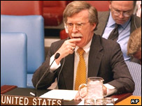 جان بولتون نماينده آمريکا در سازمان ملل