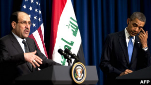 اوباما و مالکی