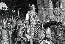 Odo leaving Rochester Castle