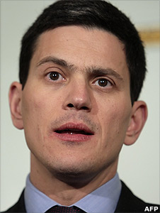 David Miliband, 1 December, 2008