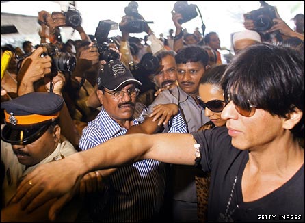 Bollywood superstar Shahrukh Khan who owns the Kolkata team