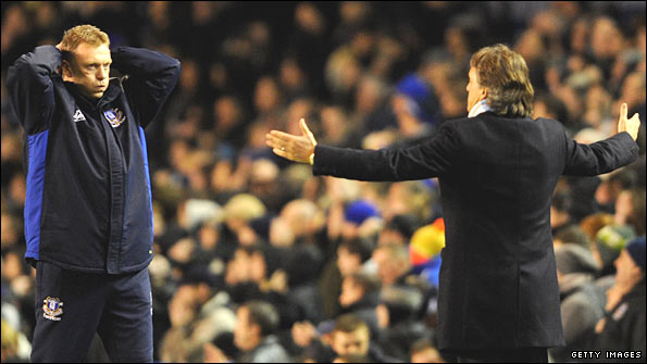 David Moyes and Roberto Mancini