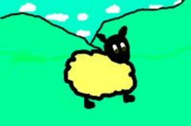 Yellow sheep