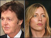 Paul McCartney e Heather Mills
