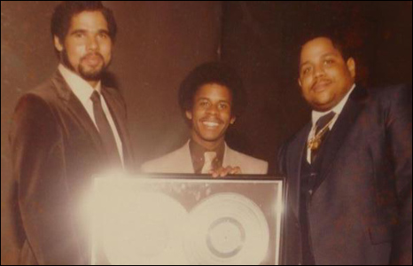 The Sugar Hill Gang with their double platinum album (1980)