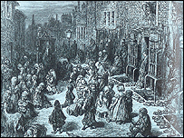 Gustave Dore print of Dudley Street in St Giles 
