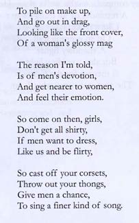 Why Men Wear Frocks, by Carol, part 2