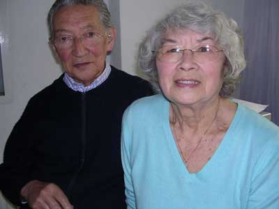 Connie and Leslie Ho who grew up in Limehouse in the 1920's