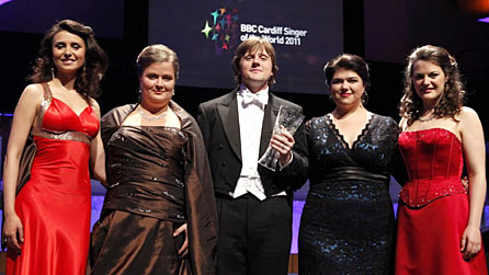 Valentina Nafornita, Olga Kindler, Andrei Bondarenko, Leah Crocetto, Maire Flavin (Photo: Brian Tarr)