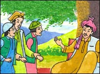 سرور، ناظر، قمبر گل و الله داد