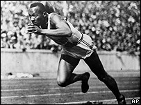 American athlete Jesse Owens