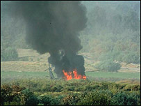 Американський вертоліт, збитий біля Тікріта восени