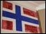 Norwegian flag in Duff House