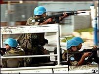 Tropas da ONU têm tido dificuldades para manter a ordem no país