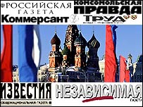 Rusya basınından gazeteler