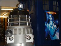 Dalek and TARDIS models