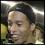 Ronaldinho comemora vitória de seu time