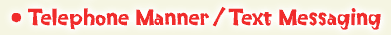 telephone manner