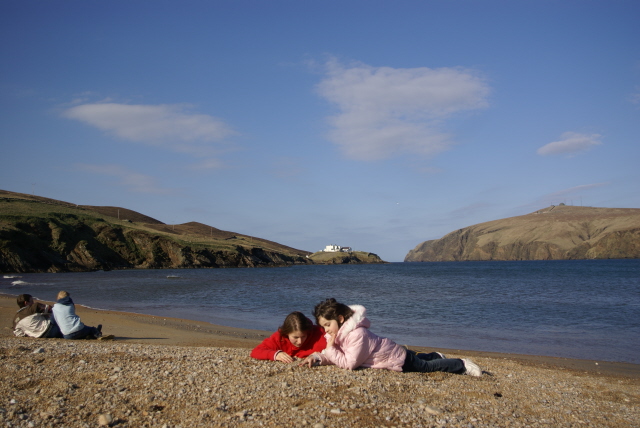 Daughters 1&2 searching for groatie buckies, sons 1&2 wrestling maybe?