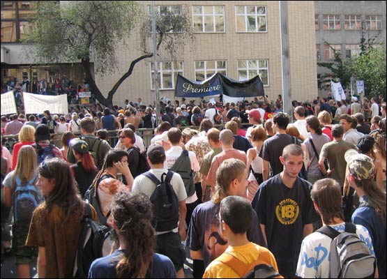 Demonstrace 1. 8. 2005