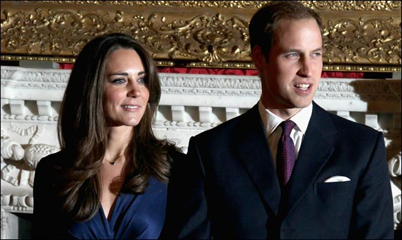 Cả nước Anh chờ lễ cưới của Hoàng tử William và cô Kate Middleton vào năm 2011