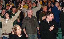 Picture: Norwich City fans.