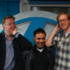 Tom with James Yuill and manager