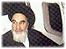 آيت الله خمينی در هواپيما