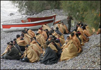 غيرقانوني مهاجرتونه