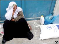 Mulher em Beit Hanoun